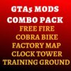 GTA 5 Mods Free Fire Map Combo Pack