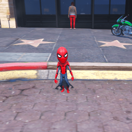 GTA 5 Mods Spiderman Kid