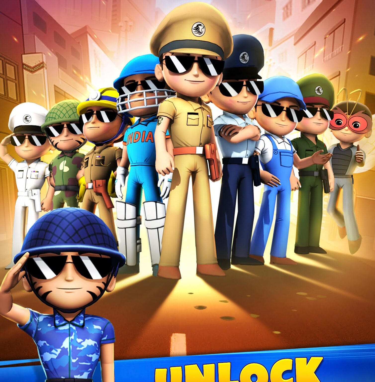 Download GTA 5 Mods Little Singham 9 Ped Combo Pack