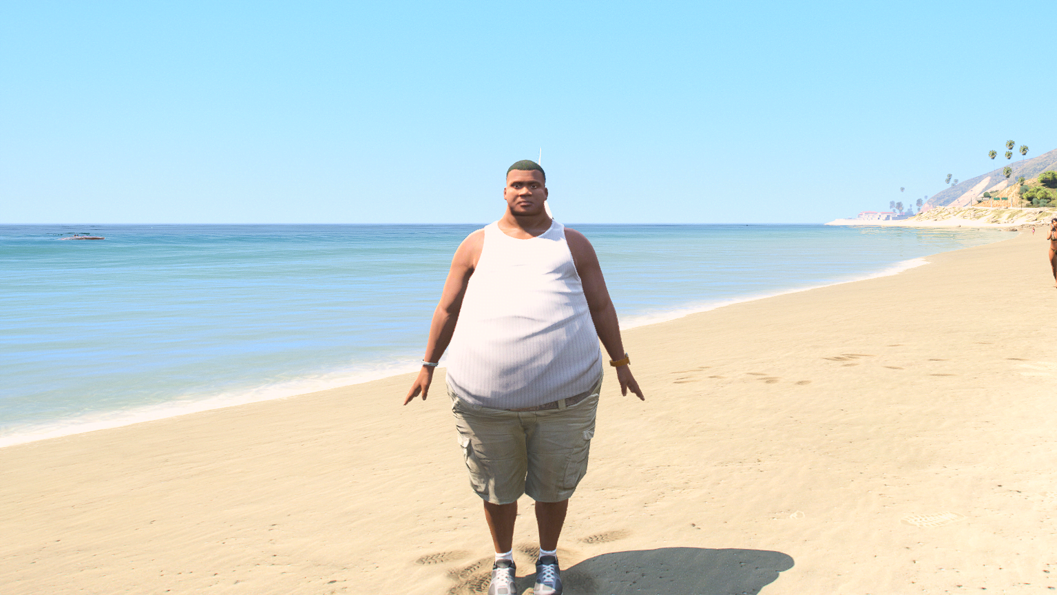 GTA 5 Mods Fat Franklin Addon Ped