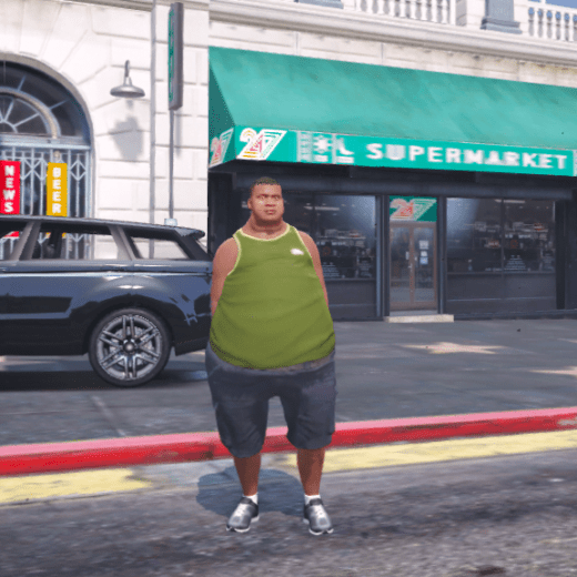 GTA 5 Mods Fat Franklin Addon Ped