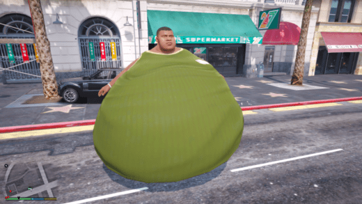 GTA 5 Mods Big Fat Franklin Addon Ped