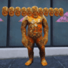 GTA 5 Mods Lava Mutant 10 Head in Ropehero Addon Ped