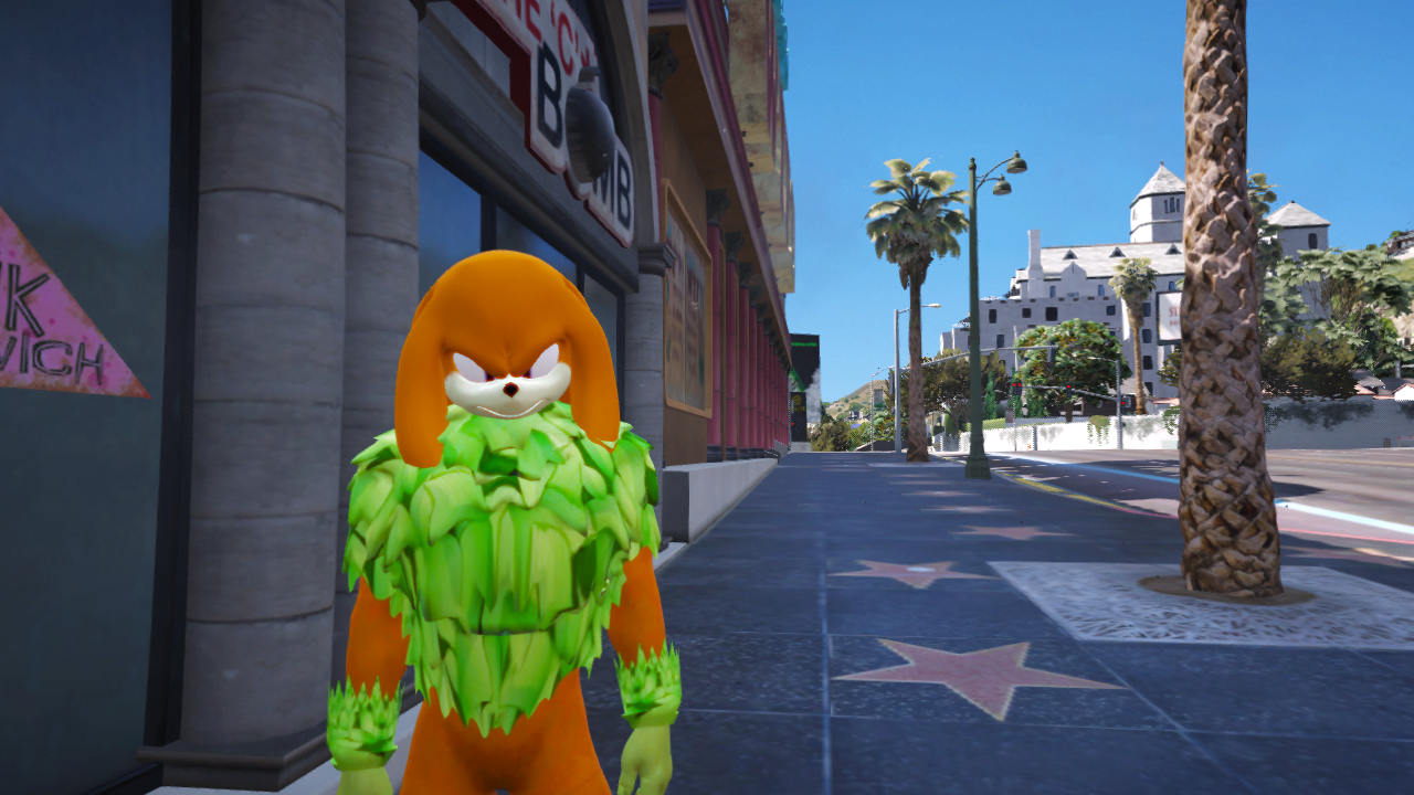 Download GTA 5 Mods Earth Knuckles Addon Ped