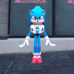 GTA 5 Mods Transformers Sonic Level 1 Addon Ped