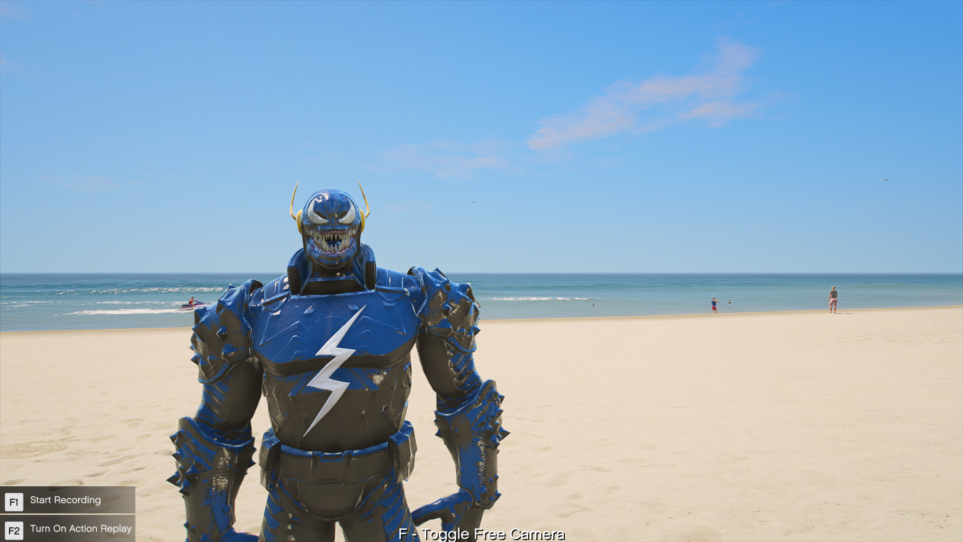 Download GTA 5 Mods Armour Venom Flash Addon Ped