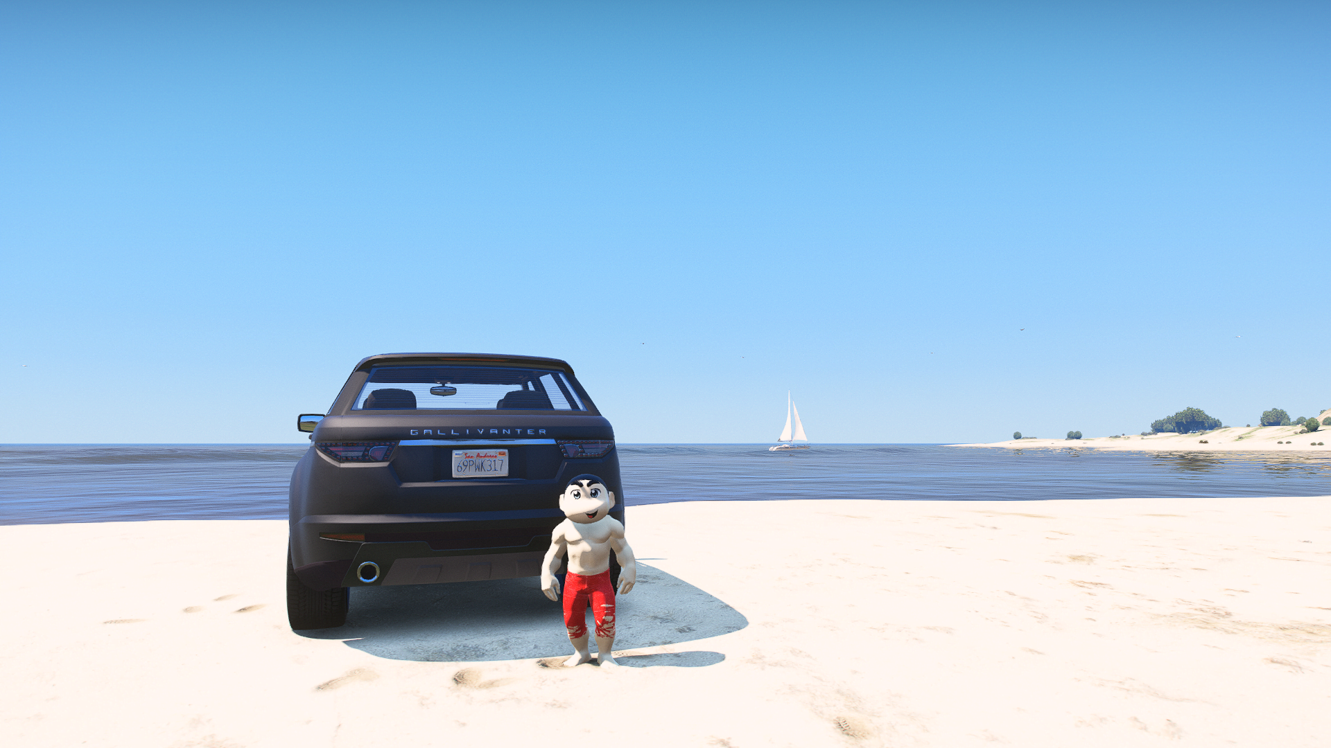 GTA 5 Mods Muscle Shinchan Kid Addon Ped
