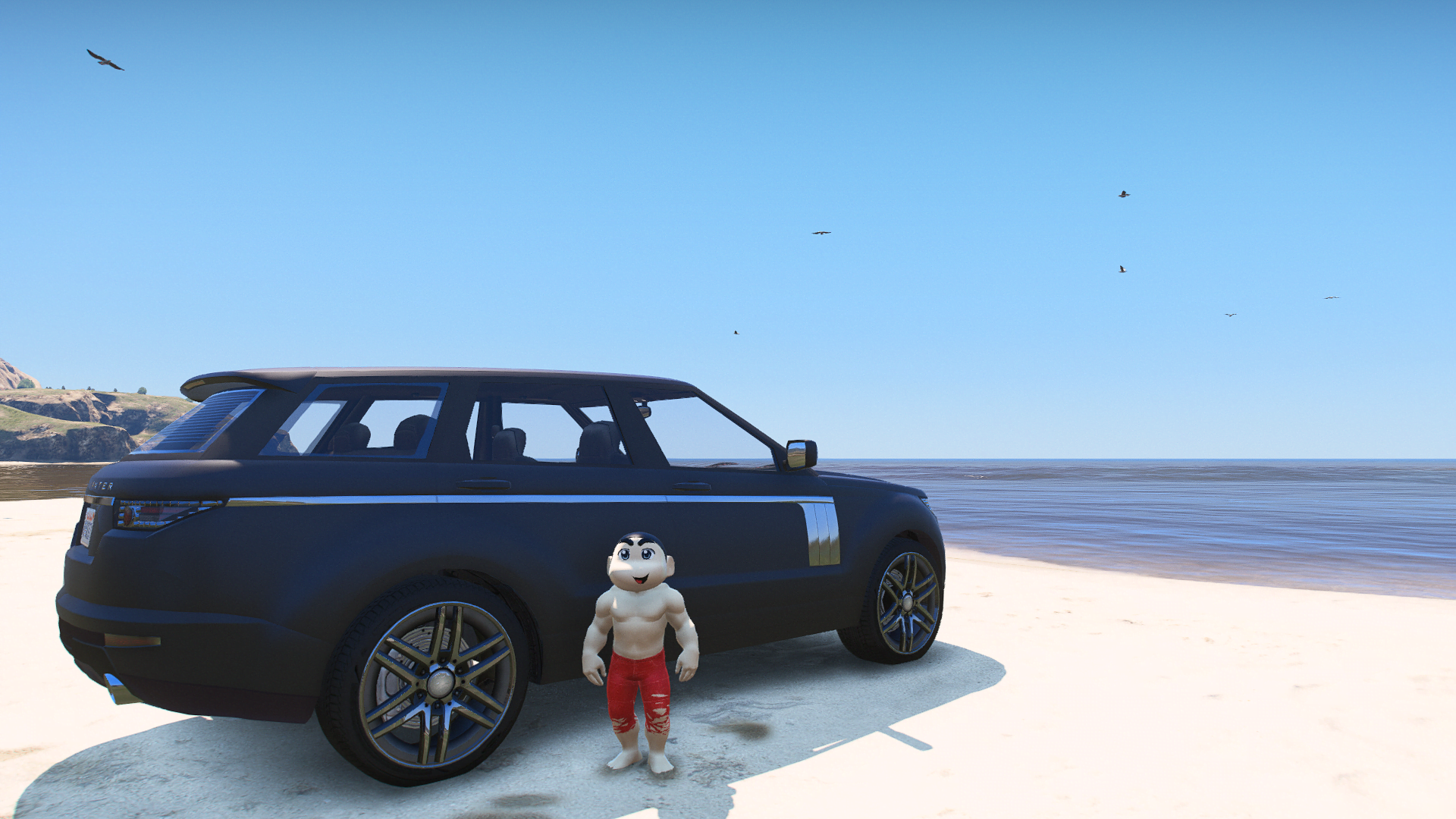 GTA 5 Mods Muscle Shinchan Kid Addon Ped