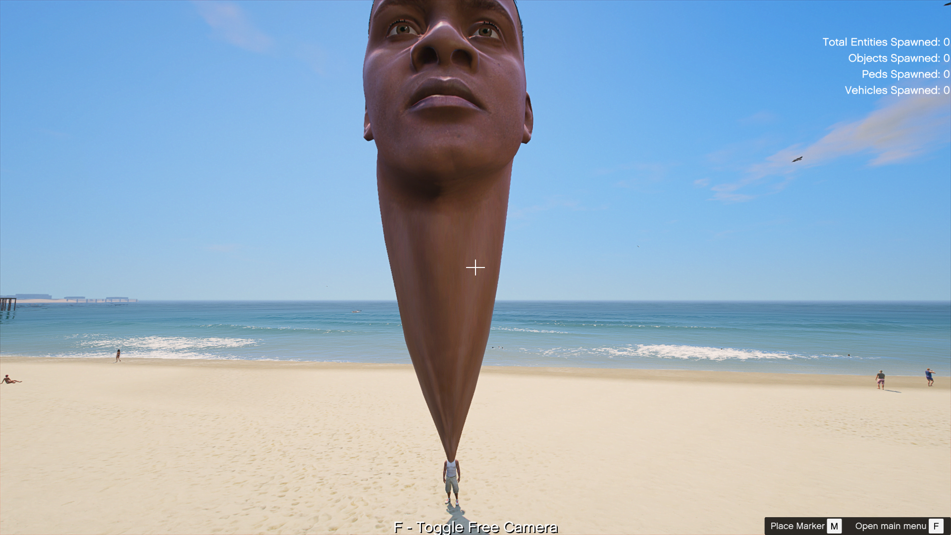 GTA 5 Mods Franklin Big Head Addon Ped (V4)