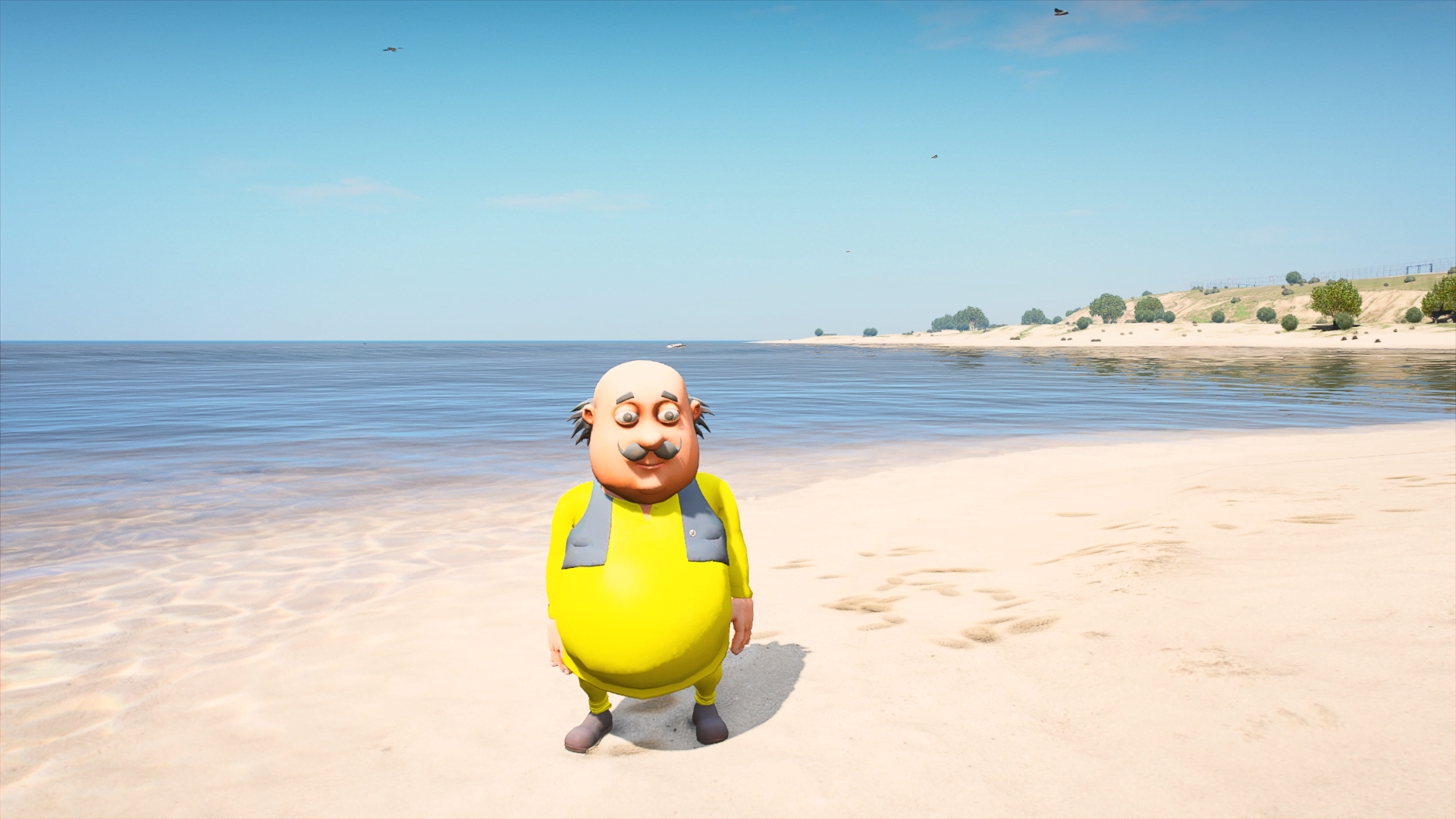 GTA 5 Mods Motu in MOTU PATLU Addon Ped