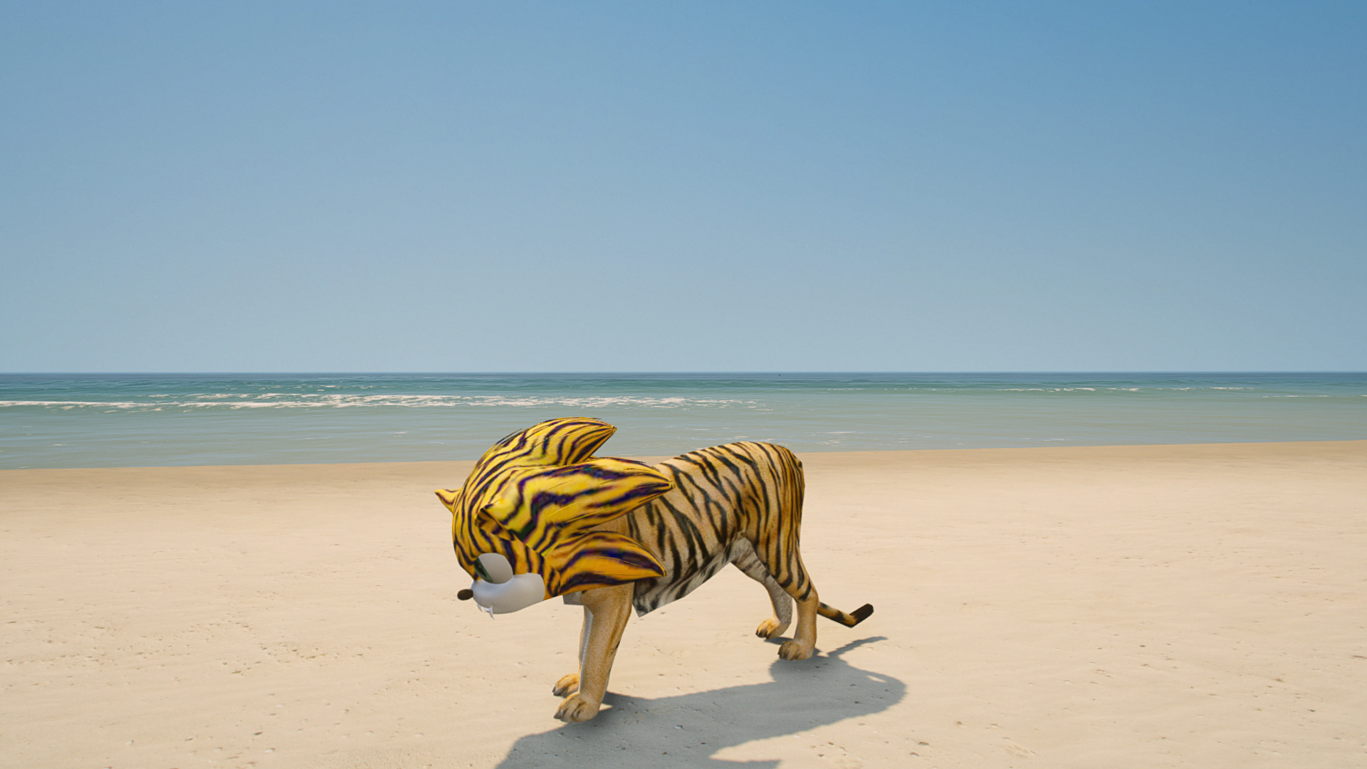 GTA 5 Mods Tiger Sonic Addon Ped