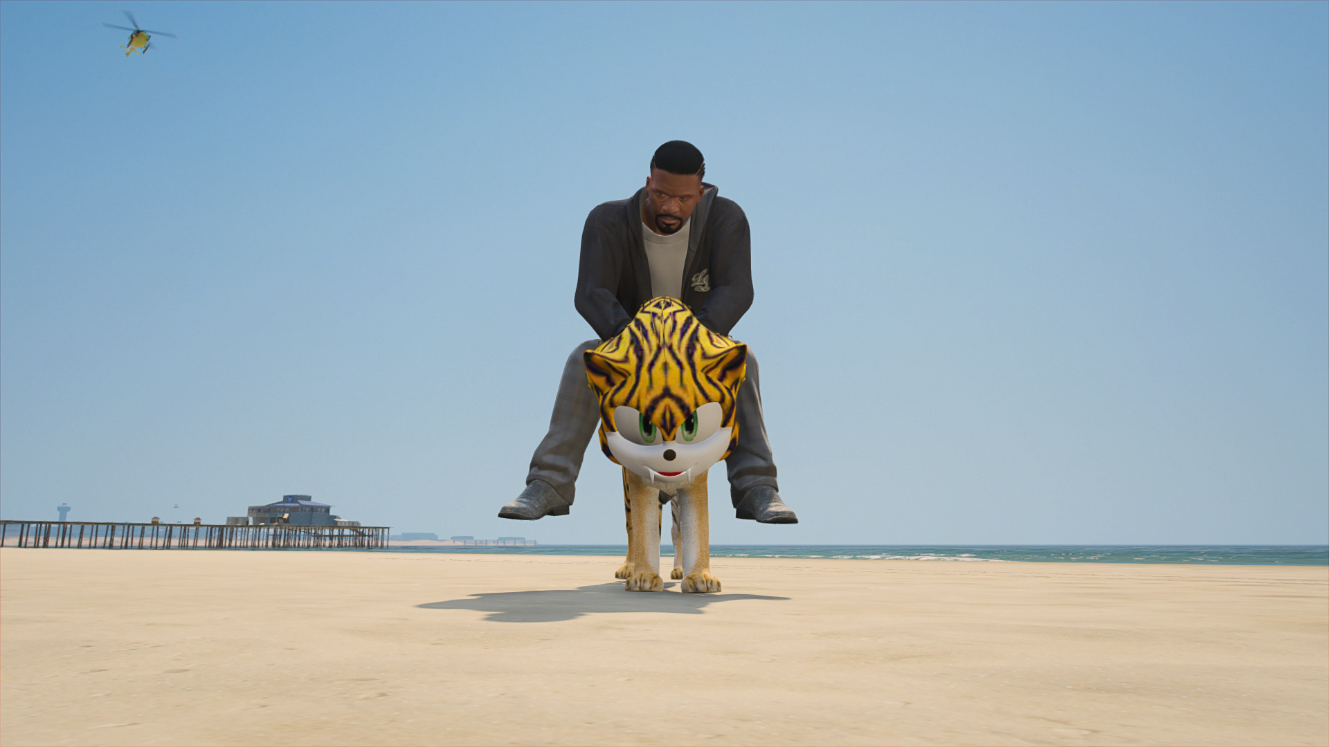 GTA 5 Mods Tiger Sonic Addon Ped