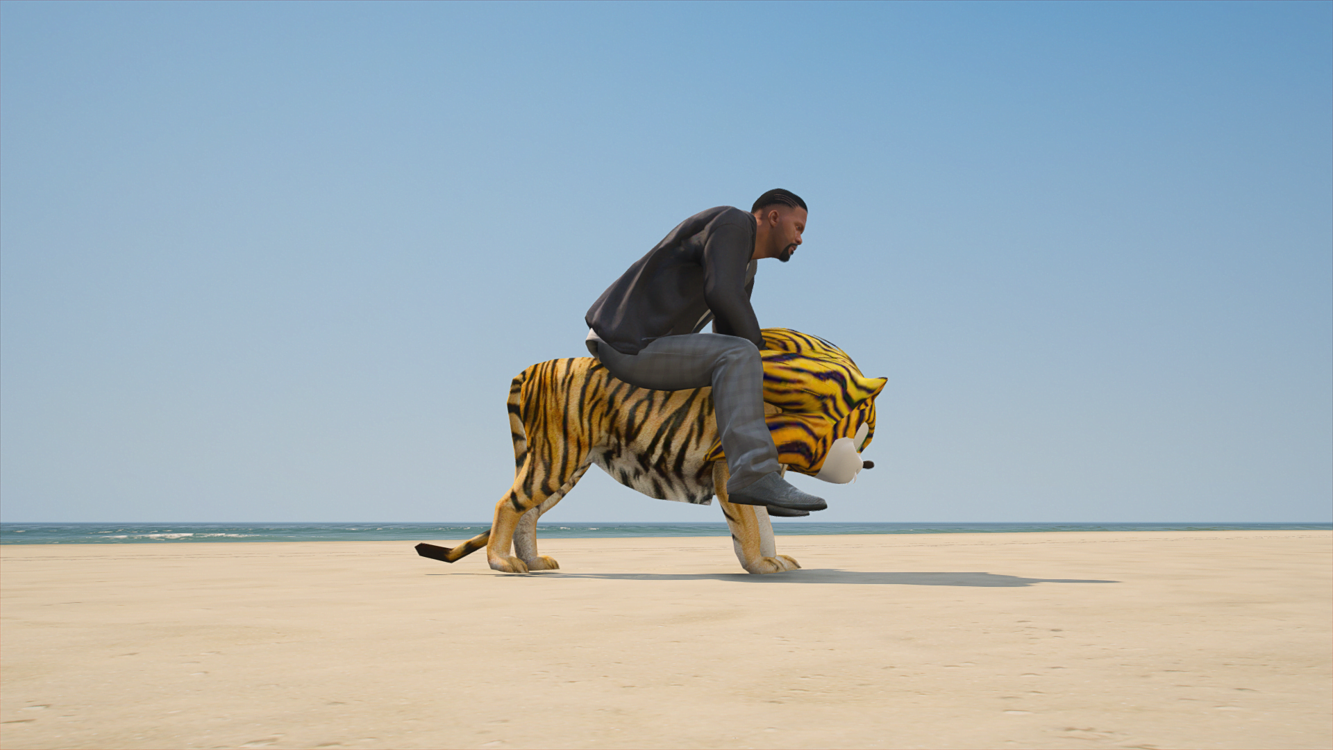 GTA 5 Mods Tiger Sonic Addon Ped