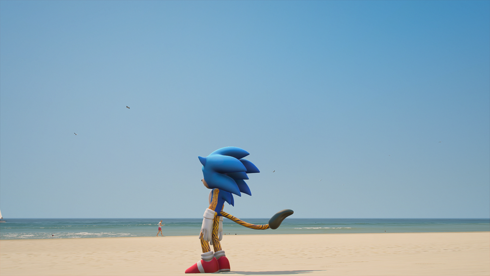 GTA 5 Mods Tiger Sonic Addon Ped