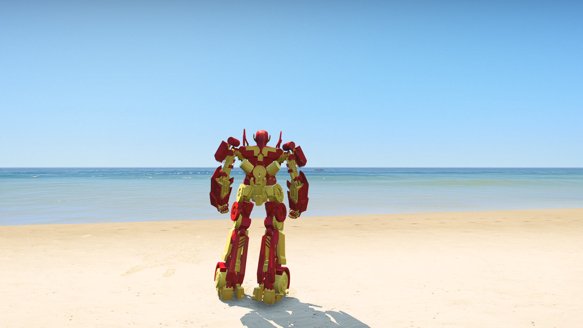 GTA 5 Mods Robot Flash Addon Ped