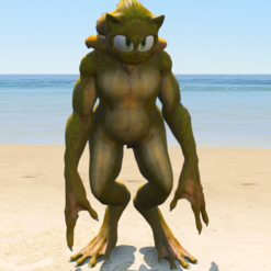 GTA 5 Mods Sonic the Monster Frog Addon Ped