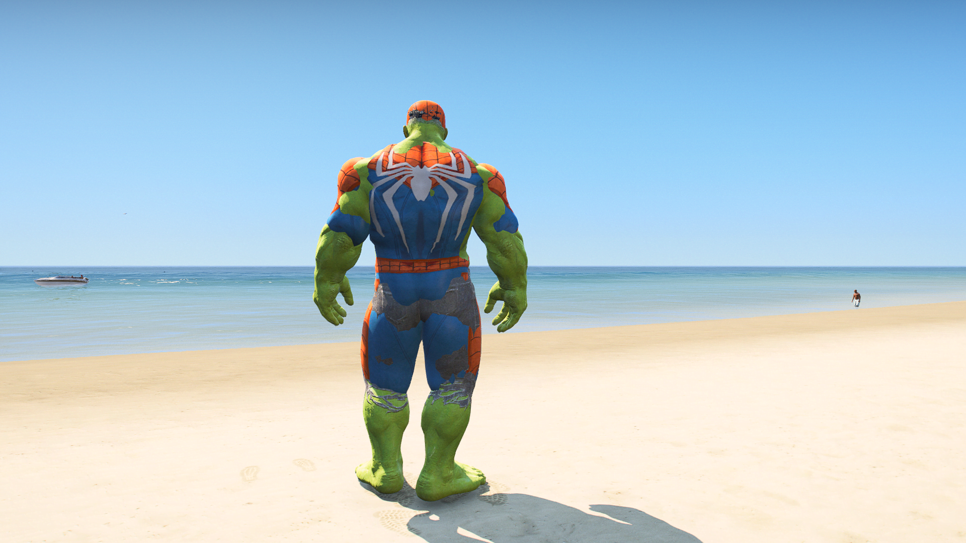Download GTA 5 Mods Spiderman Hulk Addon Ped