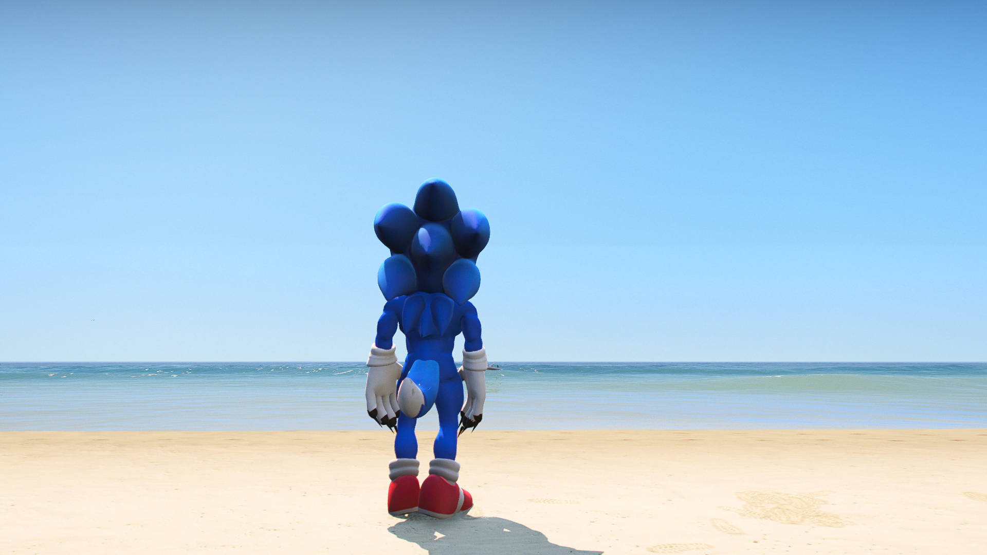 GTA 5 Mods WEREWOLF SONIC Addon Ped