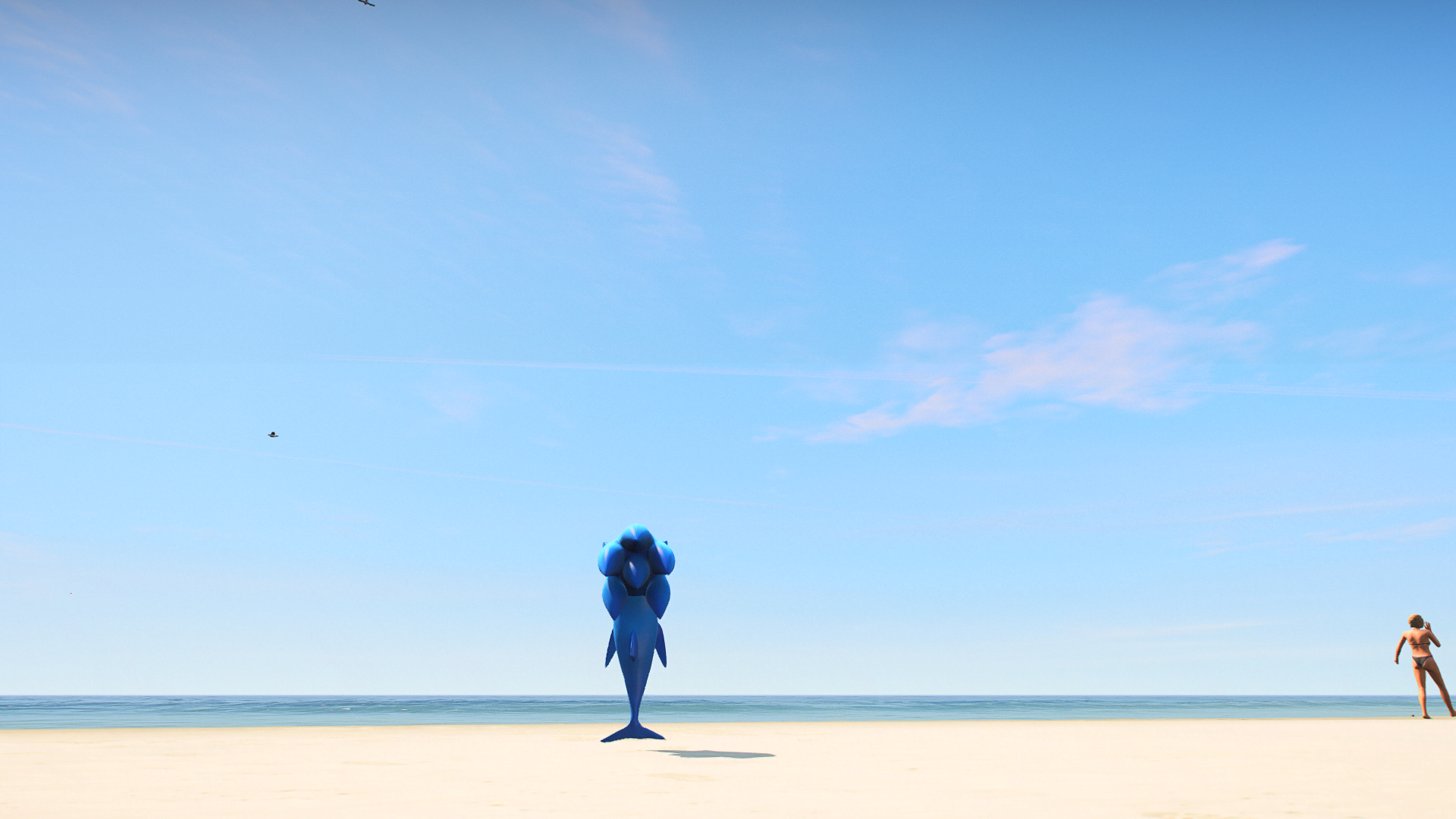 GTA 5 Mods Sonic the Shark Addon Ped