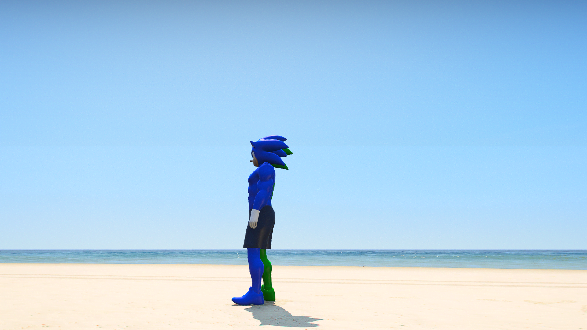 GTA 5 Mods Sonic the Bodybuilder Addon Ped