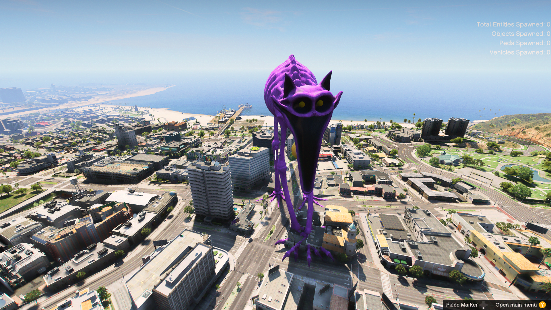 GTA 5 Mods Giant Monster CatNap Addon Ped