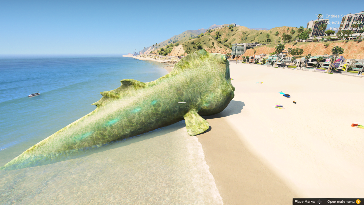 Download GTA 5 Mods Monster Fish Addon Ped