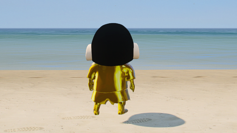 GTA 5 Mods Gold Shinchan Addon Ped