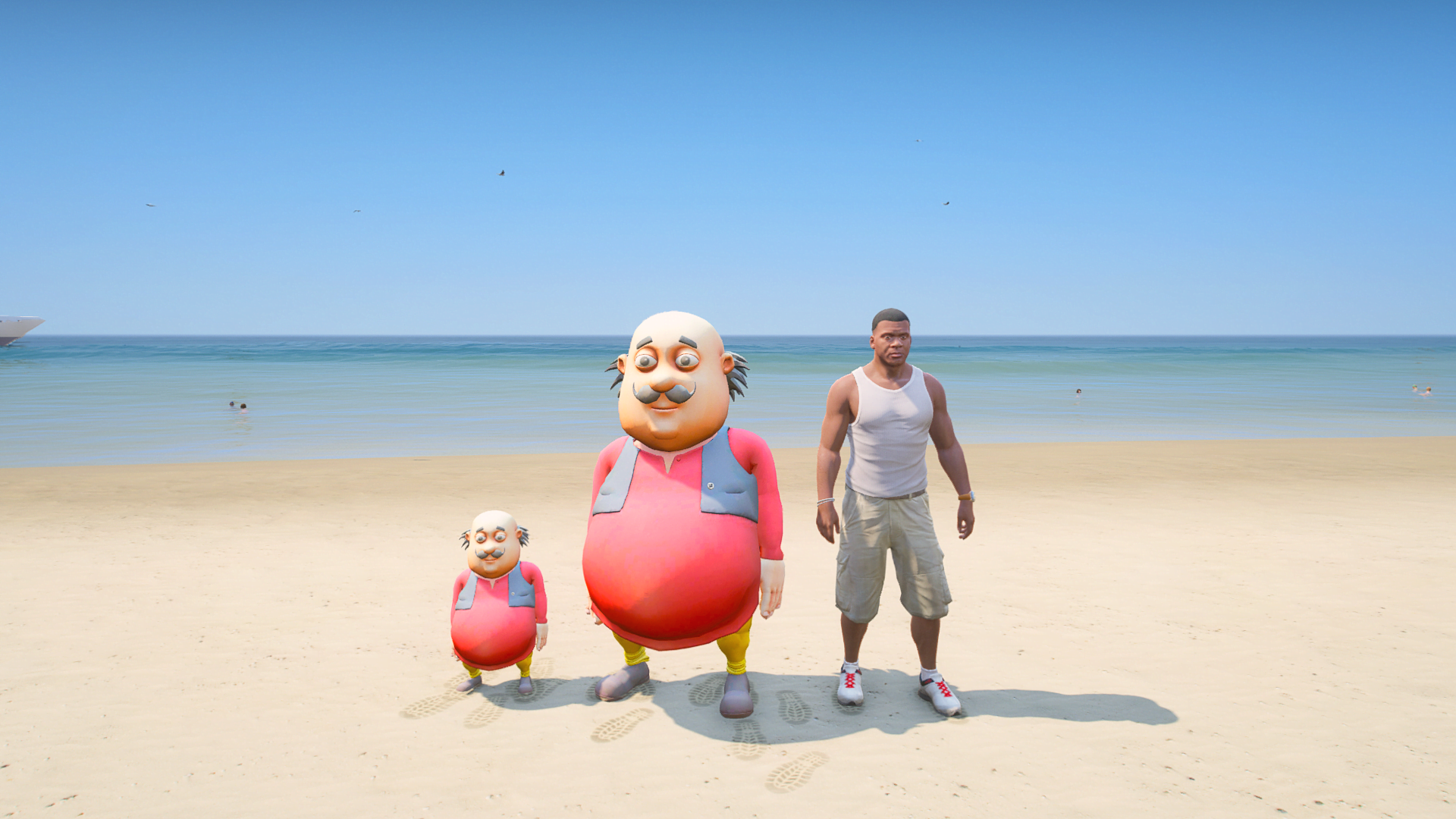 GTA 5 Mods Small Motu Patlu Addon PED