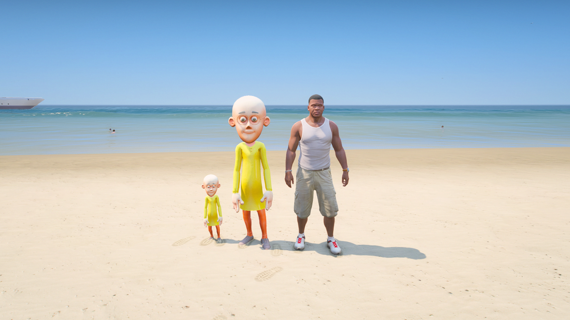 GTA 5 Mods Small Motu Patlu Addon PED