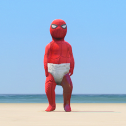 GTA 5 Mods Baby Spiderman Addon Ped