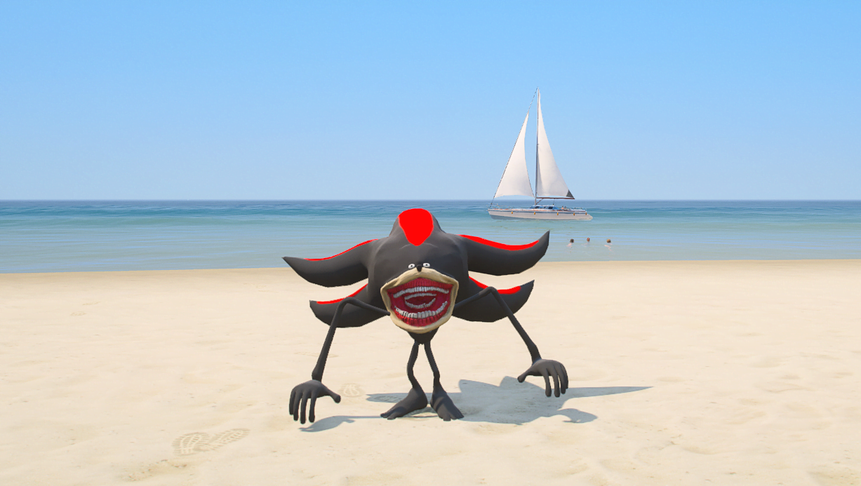 GTA 5 Mods SHIN SONIC Shadow Tapes Addon Ped