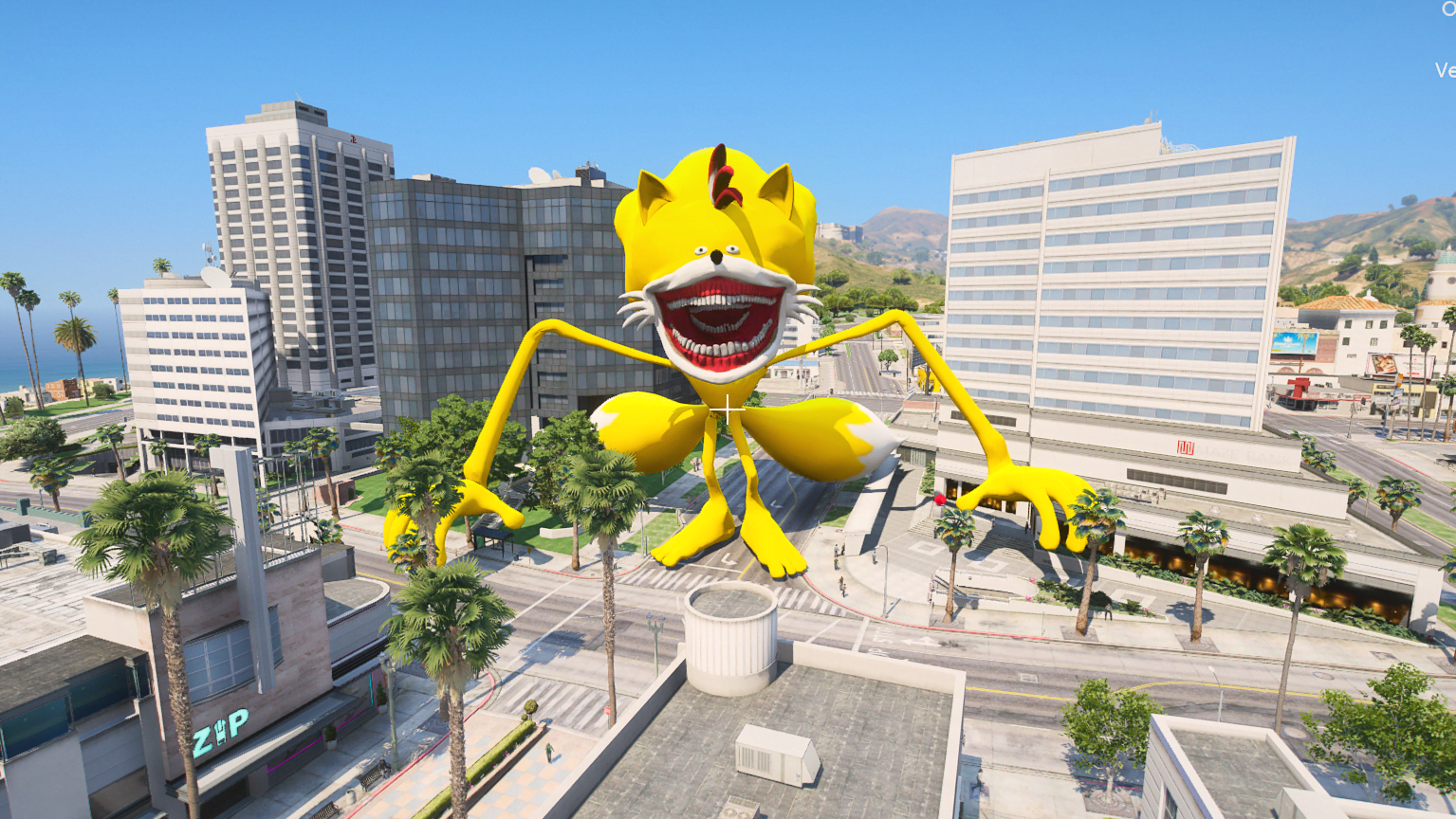 GTA 5 Mods SHIN SONIC Miles Tapes Giant Addon Ped