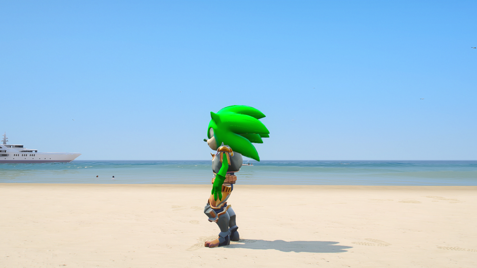 GTA 5 Mods Earth Sonic Addon Ped