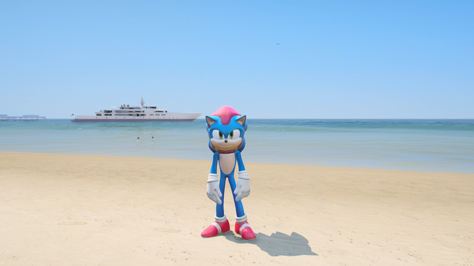 GTA 5 Mods Sonic Iron Man