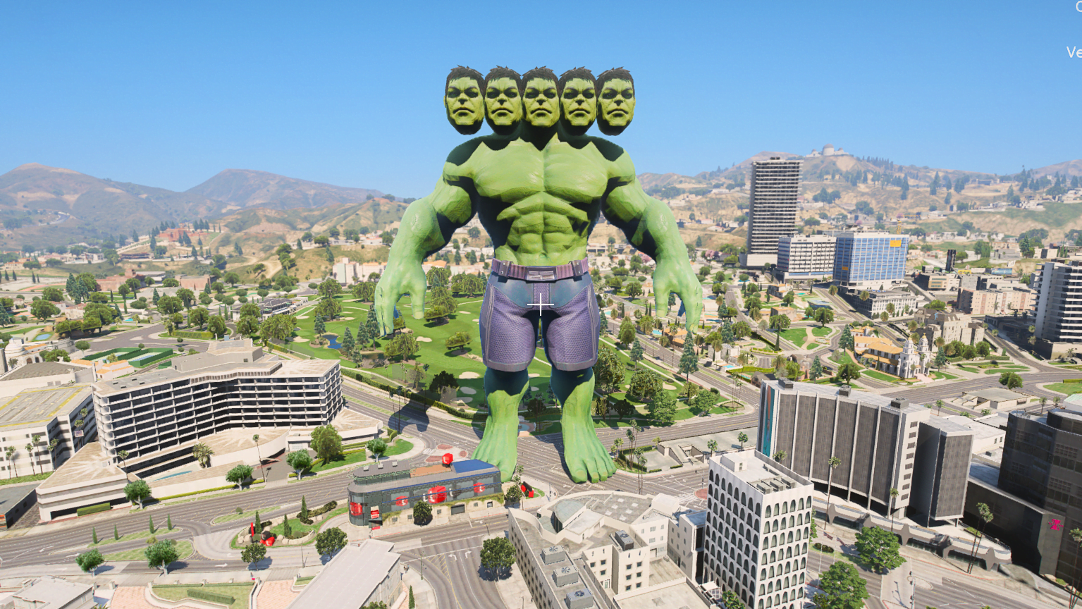 GTA 5 Mods 5Head Hulk Giant Addon Prop
