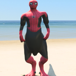 GTA 5 Mods Dinosaur Spiderman