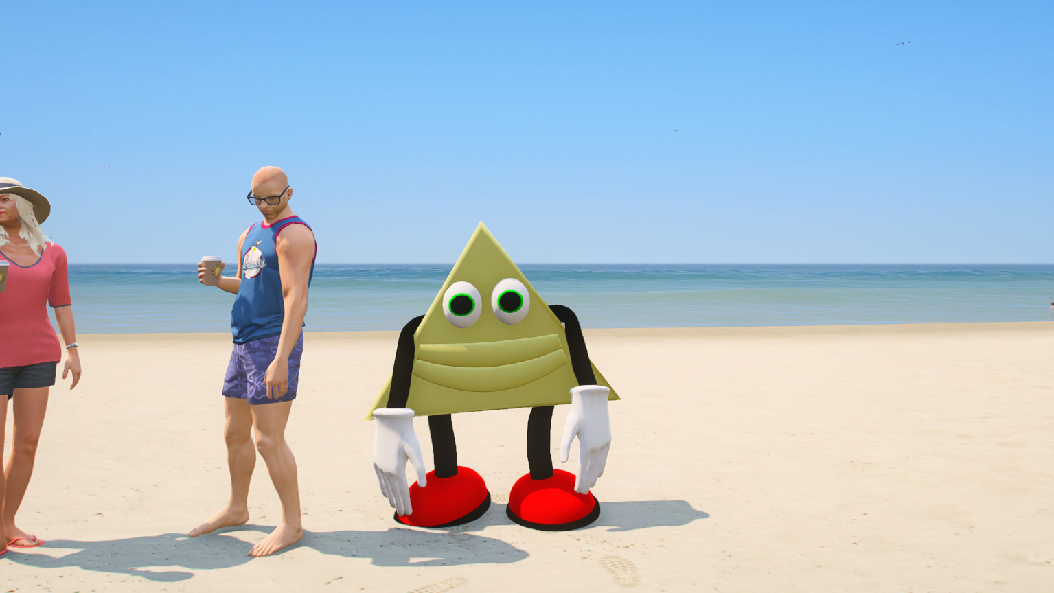 GTA 5 Mods Triangle Guy