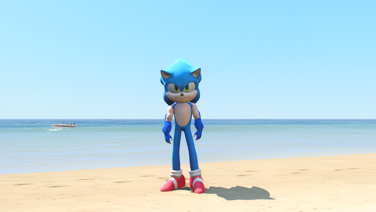 GTA 5 Mods T-Rex Sonic