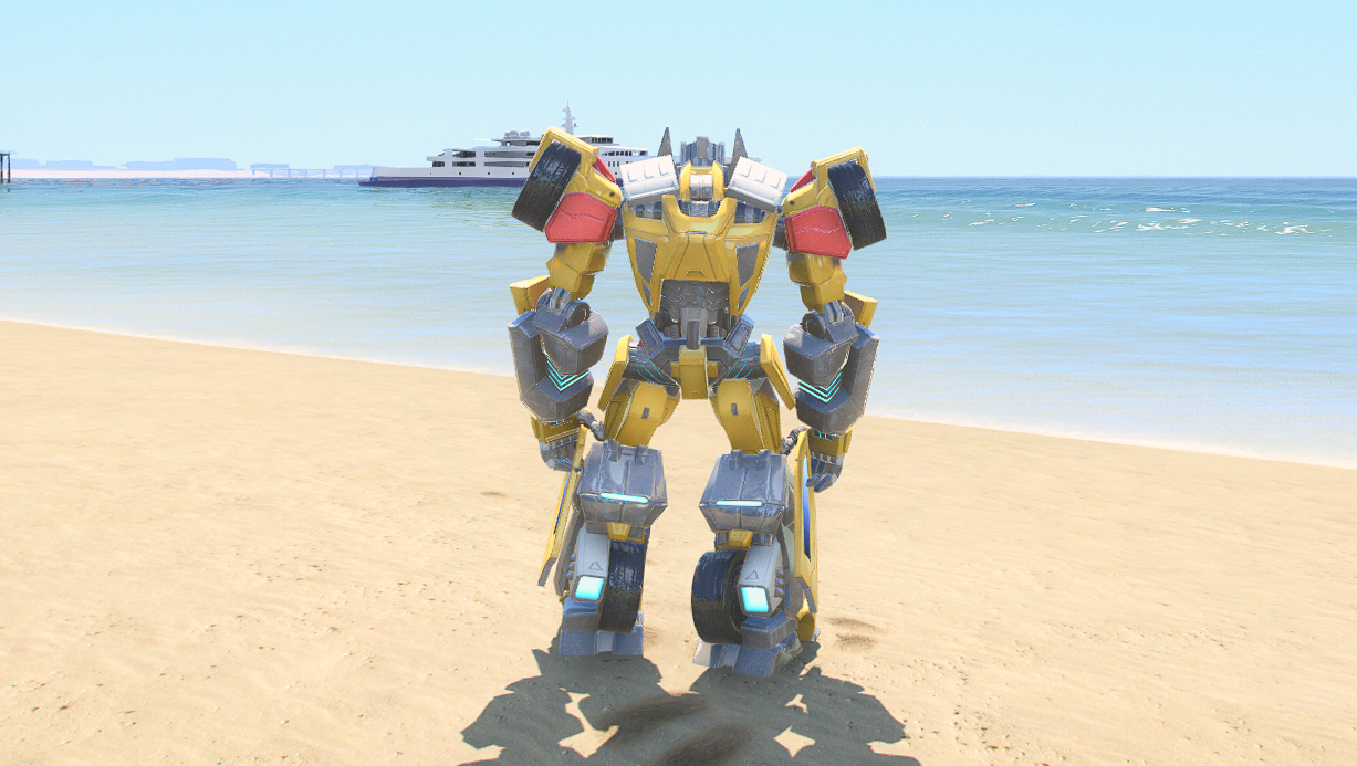 GTA 5 Mods Sunstreaker Addon Ped