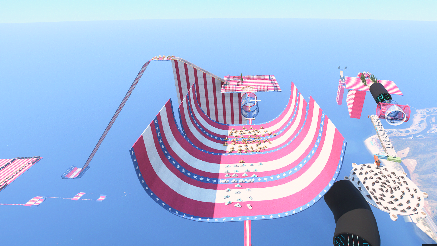 GTA 5 Mods Parkour Stunts Ramp Map Addonprop