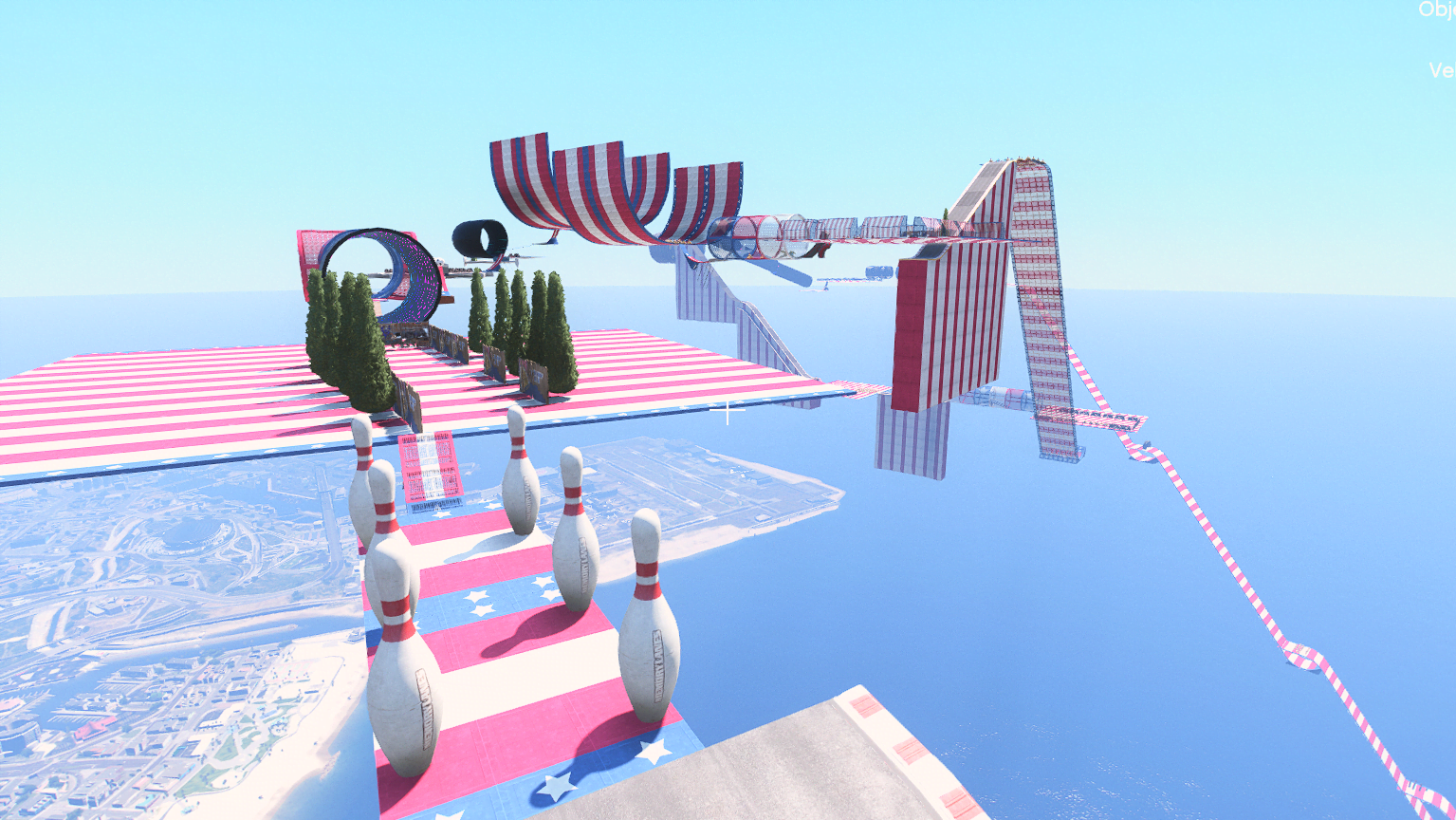 GTA 5 Mods Parkour Stunts Ramp Map Addonprop