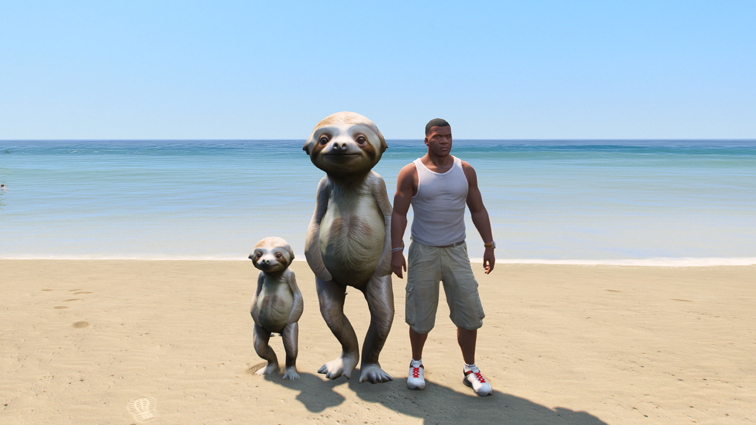 GTA 5 Mods Sloth Addon Ped
