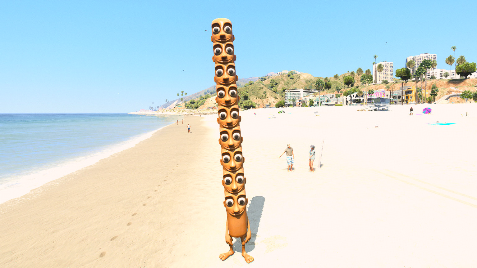 GTA 5 Mods 9 Head Tung Tung Sahur Italian Brainrot