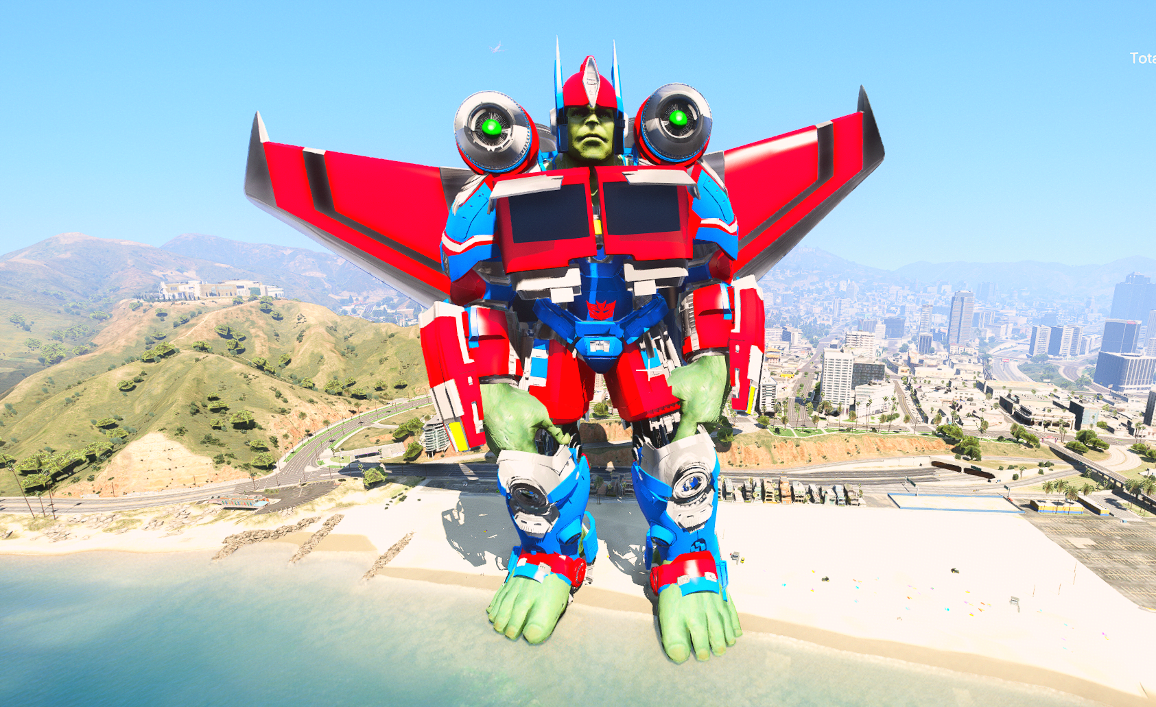 GTA 5 Mods Hulk Transformer