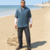 GTA 5 Mods Pixelated Franklin 2