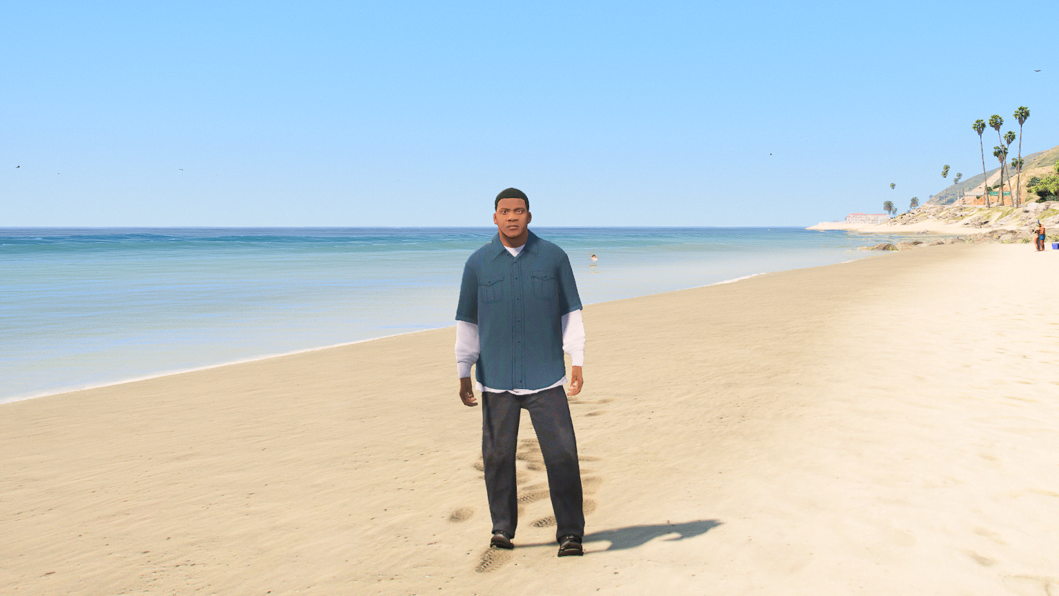 GTA 5 Mods Pixelated Franklin 3