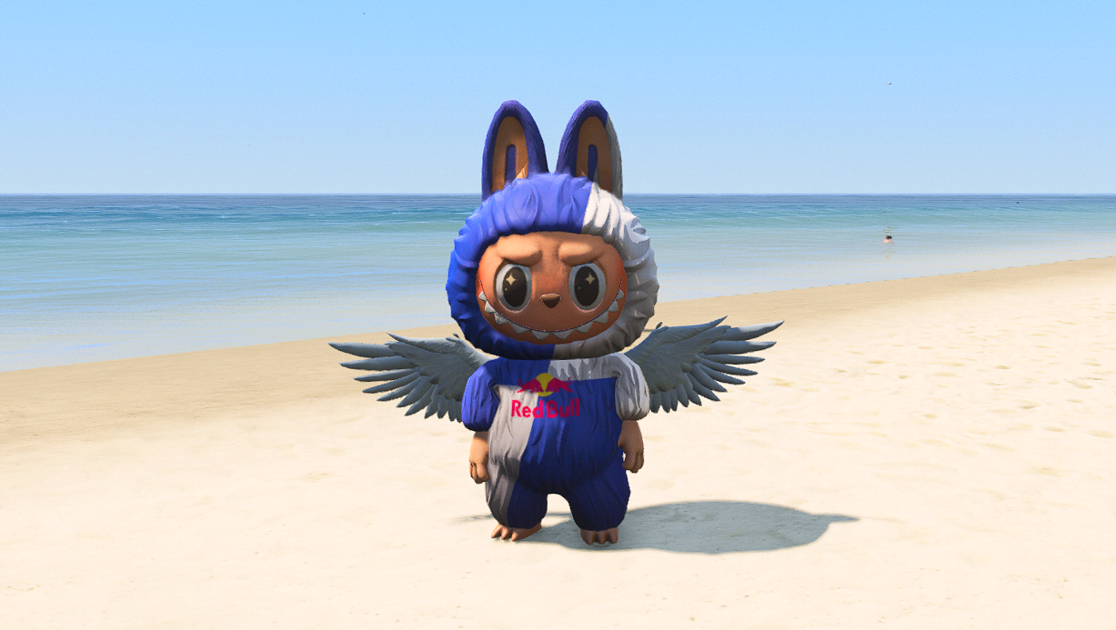 GTA 5 Mods Red Bull Labubu