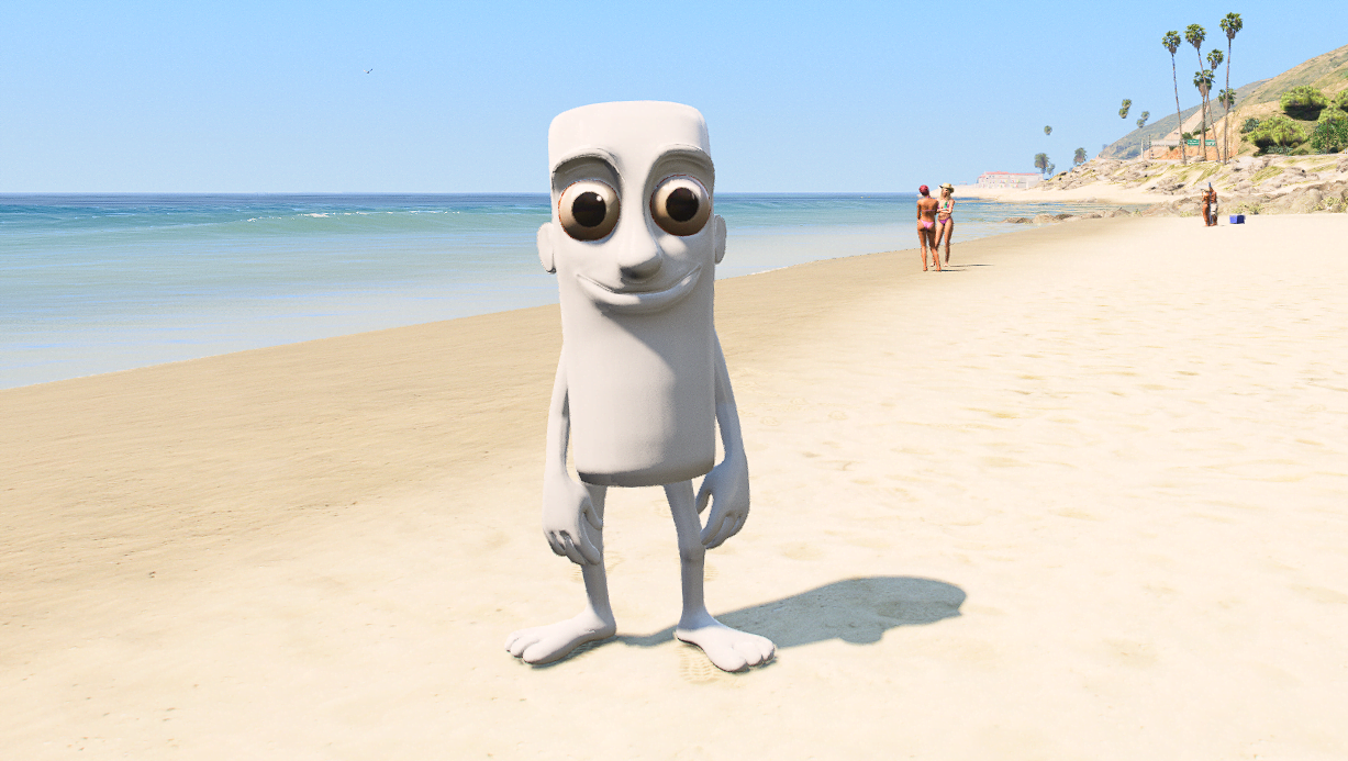 GTA 5 Mods White Tung Tung Sahur Italian Brainrot