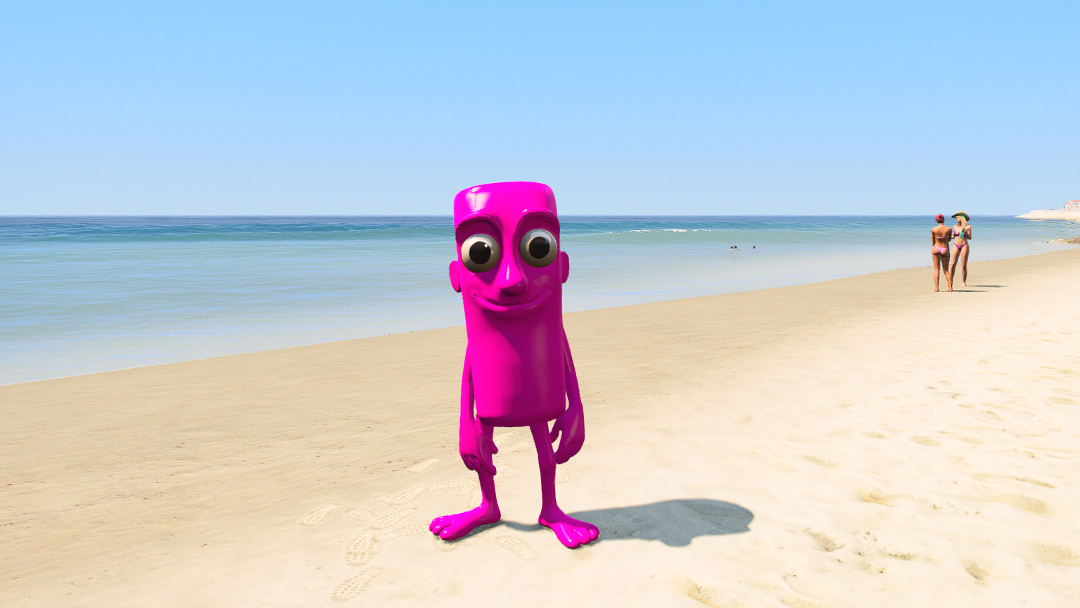 GTA 5 Mods Pink Tung Tung Sahur Italian Brainrot