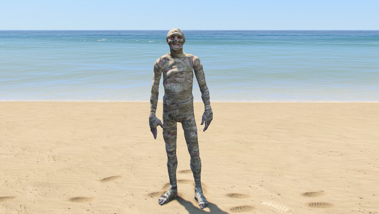 GTA 5 Mods Scary Monster Mummy